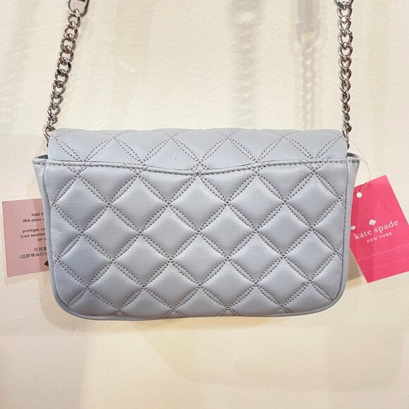 New Kate Spade Natalia Quilted Leather Chain Crossbody Bag $249 - Picture 4 of 10